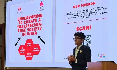 Teen Warrior from Hyderabad Leads Thalassaemia Awareness Drive