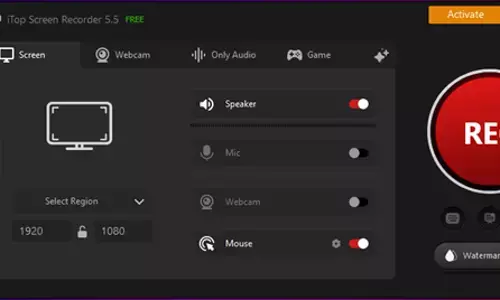 Record Webcam and Screen Simultaneously: iTop Screen Recorder for Windows Users