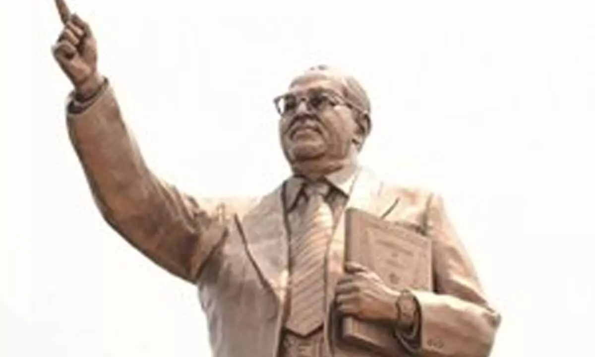 Dr Ambedkars statue stolen in MP’s Dhar, probe underway Dr Ambedkars statue stolen in MP’s Dhar, probe underway