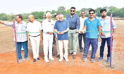 Hindu college cricket stadium inaugurated