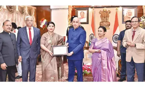Nandyal Collector conferred with Guv’s award