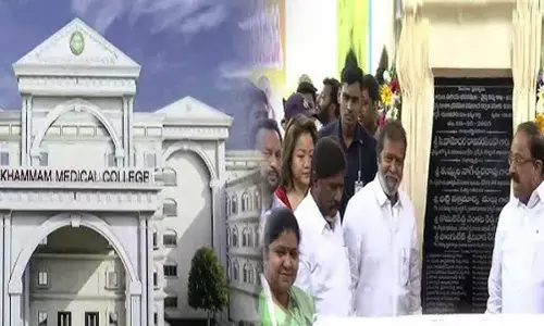 Khammam: Foundation stone laid for govt medical college