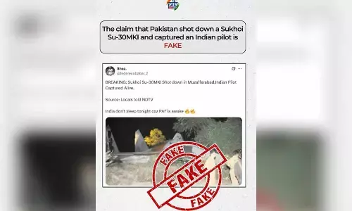 Pak propaganda alert: Sukhoi shot down, pilot captured; PIB says 2014 image of crash