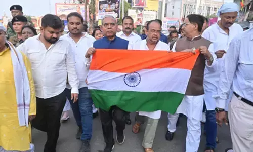 Congress holds Jai Hind Tiranga Yatra in Ranchi to support Operation Sindoor, salutes armed forces