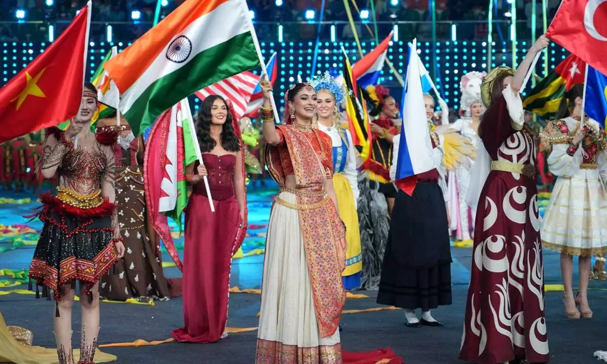 Miss World contest begins on a dazzling note Miss World contest begins on a dazzling note