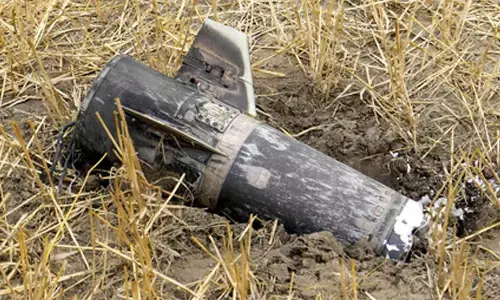 Missile-like object falls from sky in Balotara, drone debris found in Jaisalmer