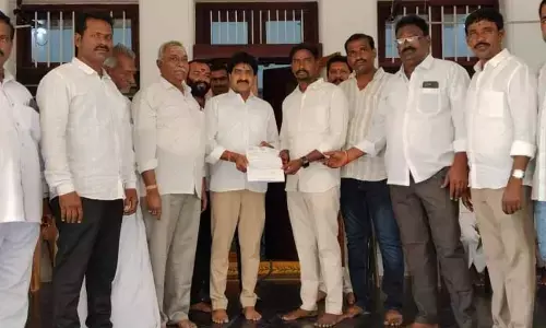 MLA Vijayudu Hands Over Rs. 5 Lakh LOC to Beneficiary in Aiza Town