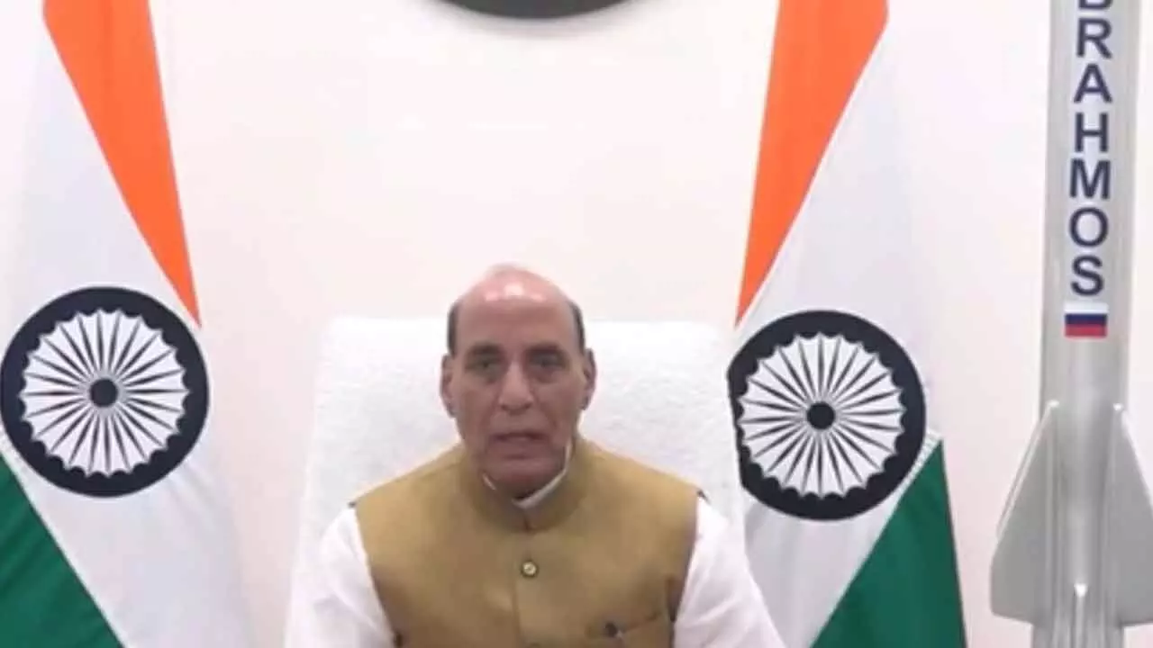 Rajnath Singh inaugurates BrahMos missile unit, says ‘this will make UP a hub of defence manufacturing’