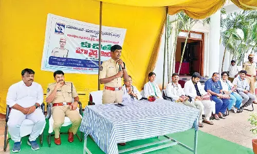 Free mega medical camp for police held