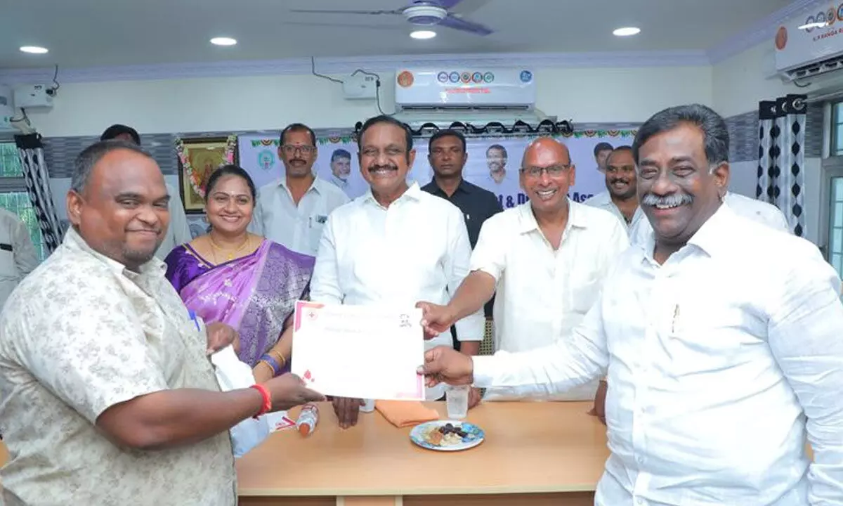 Blood donation saves lives: MLA Blood donation saves lives: MLA