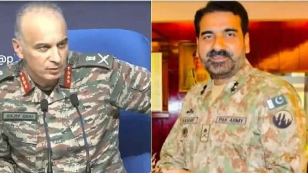 India, Pak DGMOs hold crucial talks India, Pak DGMOs hold crucial talks