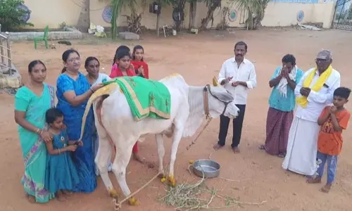 Lalita Sahasranama and Hanuman Chalisa Chanting Mark Purnima Celebrations in Shantinagar