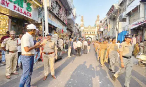 Police conducts dry run at Charminar