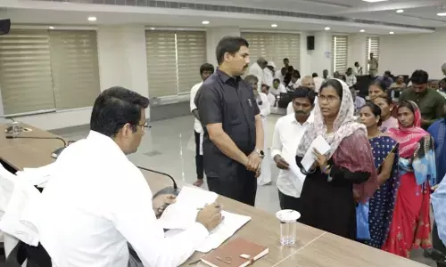 Collector B.M. Santosh Directs Swift Action on 75 Grievances Received During Prajavani Programme
