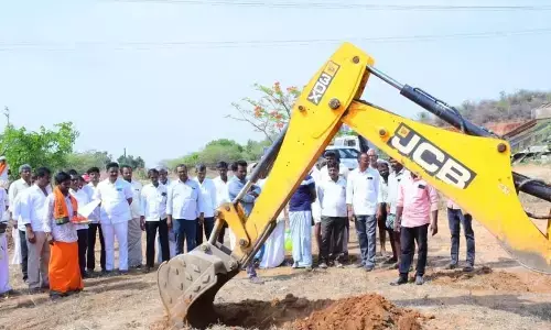 Foundation Laid for Mission Bhagiratha Water Tank to Resolve Drinking Water Issues in Gattu Mandal Villages
