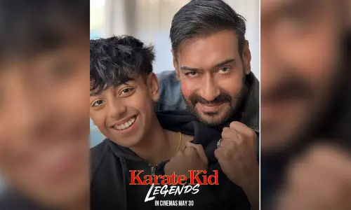 Ajay Devgn and son Yug lend voices to Hindi version of Karate Kid: Legends