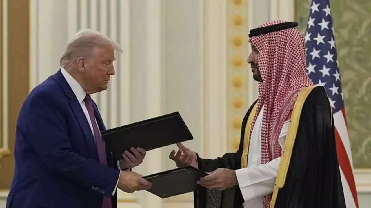 US, Saudi sign host of pacts as Trump begins 4-day Mideast tour
