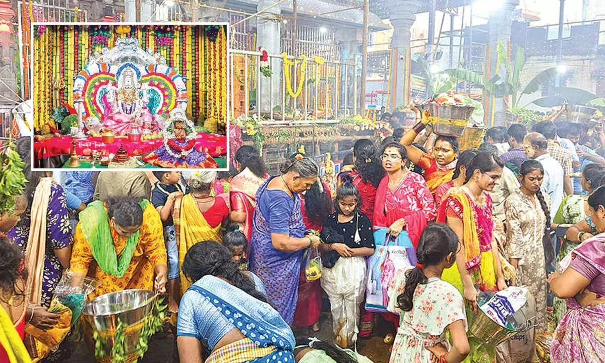 Faith, folklore converge as Gangamma Jatara to achieve grand climax Faith, folklore converge as Gangamma Jatara to achieve grand climax