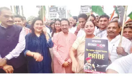 CM, Ministers take part in Tiranga Yatra