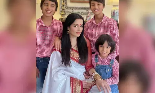 Celina Jaitly explains the significance of Sindoor to her half-Indian, half-Austrian kids