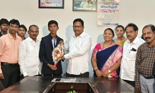 Students Urged to Set Higher Goals and Chase Excellence: MLA Yennam Srinivas Reddy