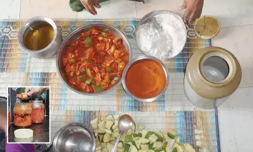 Breaking tradition: Fathers and kids bond over avakaya-making