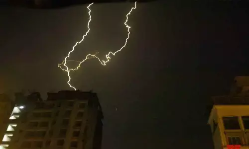 Lightning strikes three children in Chhattisgarh