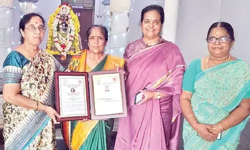 SPMVV Nursing College principal receives Nightingale award