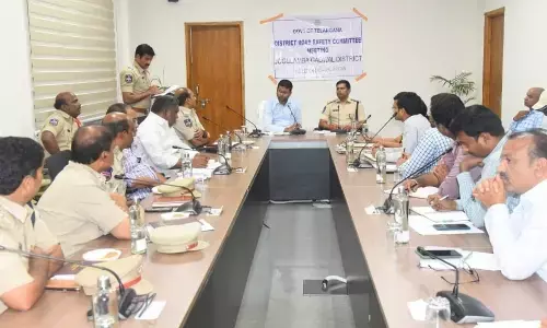 District Administration Intensifies Road Safety Measures to Prevent Accidents: Collector Santosh Leads Joint Action Plan
