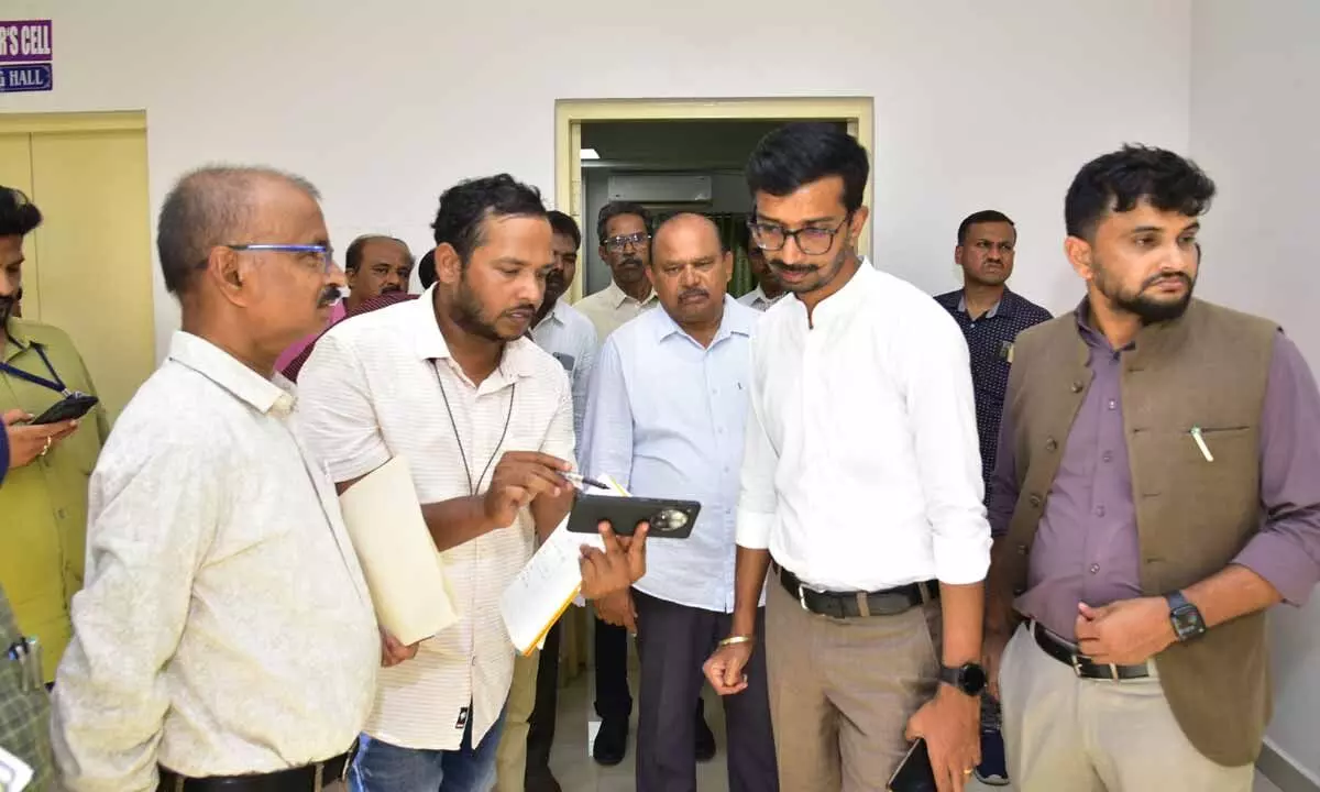 Collector inspects arrangements ahead of Governor’s visit Collector inspects arrangements ahead of Governor’s visit