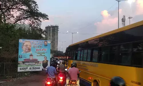 CM’s Mangaluru Visit Brings City to Standstill Ambulances Trapped, City Choked in Traffic Disaster