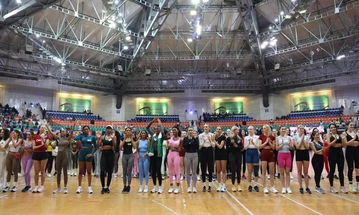 Grace, Grit, and Global Unity: Miss World Sports Day 2025 Unfolds in Telangana Grace, Grit, and Global Unity: Miss World Sports Day 2025 Unfolds in Telangana