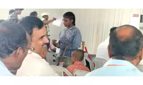 Security Lapses Evident at CM Prajapati Vedika Meeting