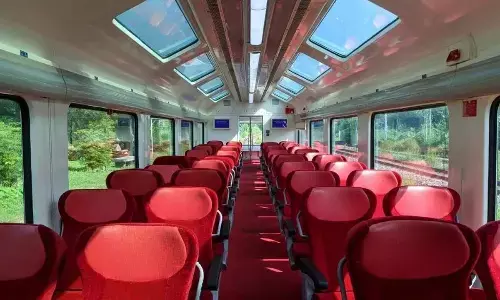 UP govt launches Indias first Vistadome jungle safari train
