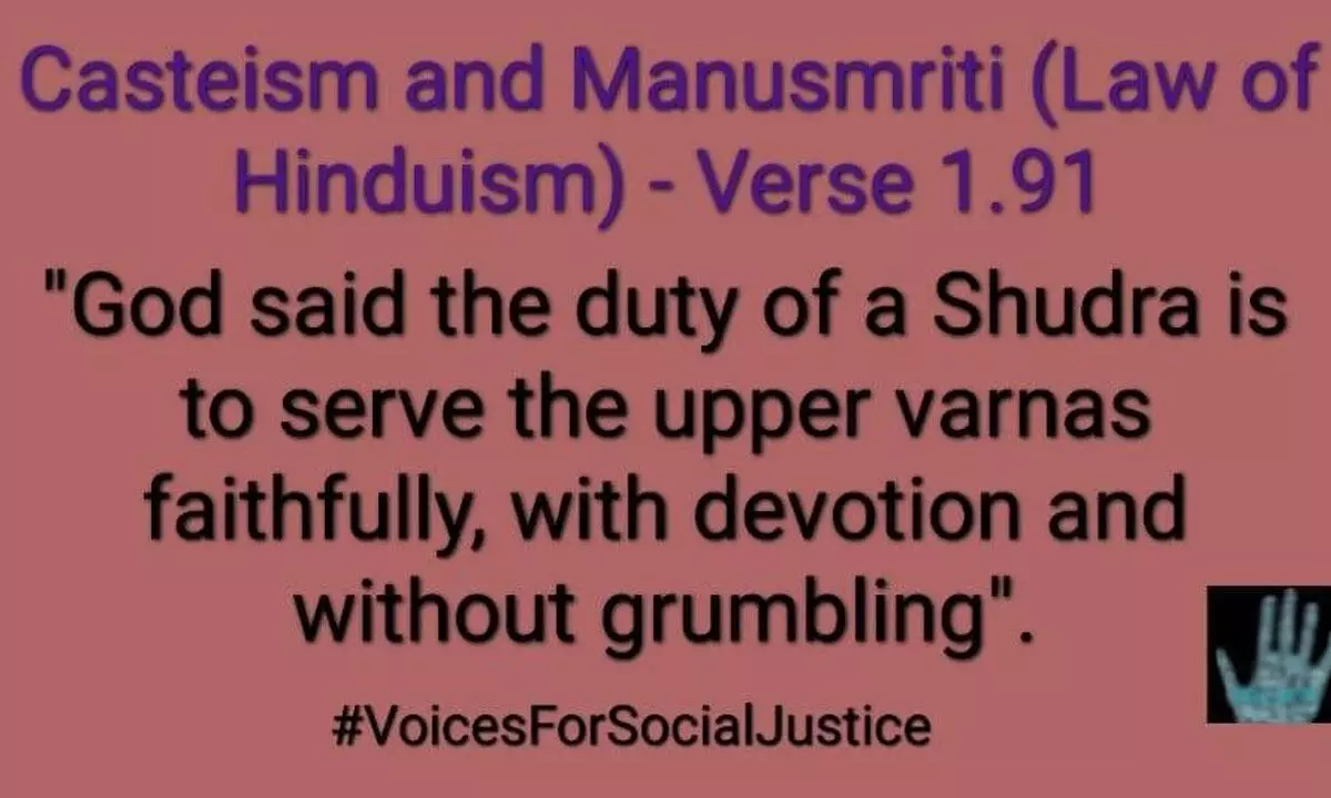 Manu Smriti and Śūdras: Unveiling the backbone of Hindu civilisation Manu Smriti and Śūdras: Unveiling the backbone of Hindu civilisation