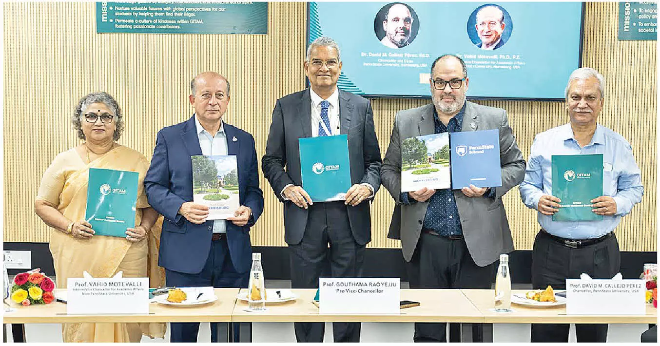 GITAM inks MoU with Penn State University