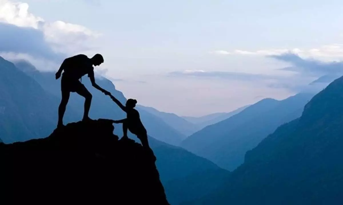 Walking with others toward light: the joy of selfless service