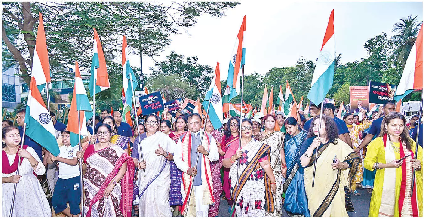Women take out Sindoor Yatra Women take out Sindoor Yatra