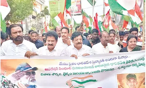Tiranga Yatra organised
