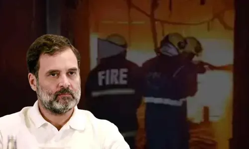 Rahul Gandhi express shock over fire accident at Gulzar House in Hyderabad