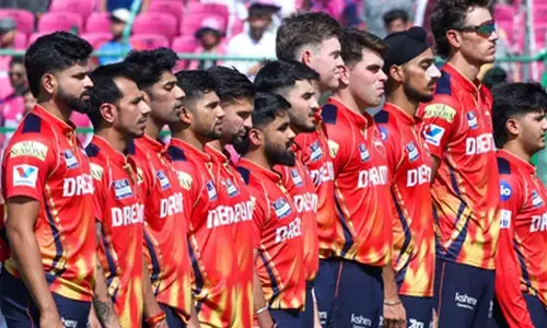 IPL 2025: Players pay tribute to Indian armed forces before RR-PBKS match in Jaipur
