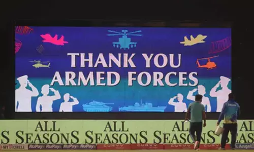 IPL 2025: DC and GT players pay tribute to Indian Armed Forces at Arun Jaitley Stadium