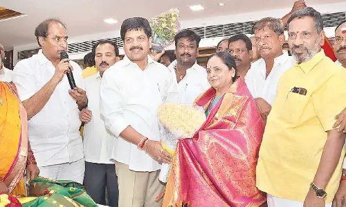 Sugunamma takes charge as chief of AP Greening & Beautification Corpn