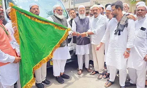 2nd batch of AP Haj pilgrims departs from Hyderabad