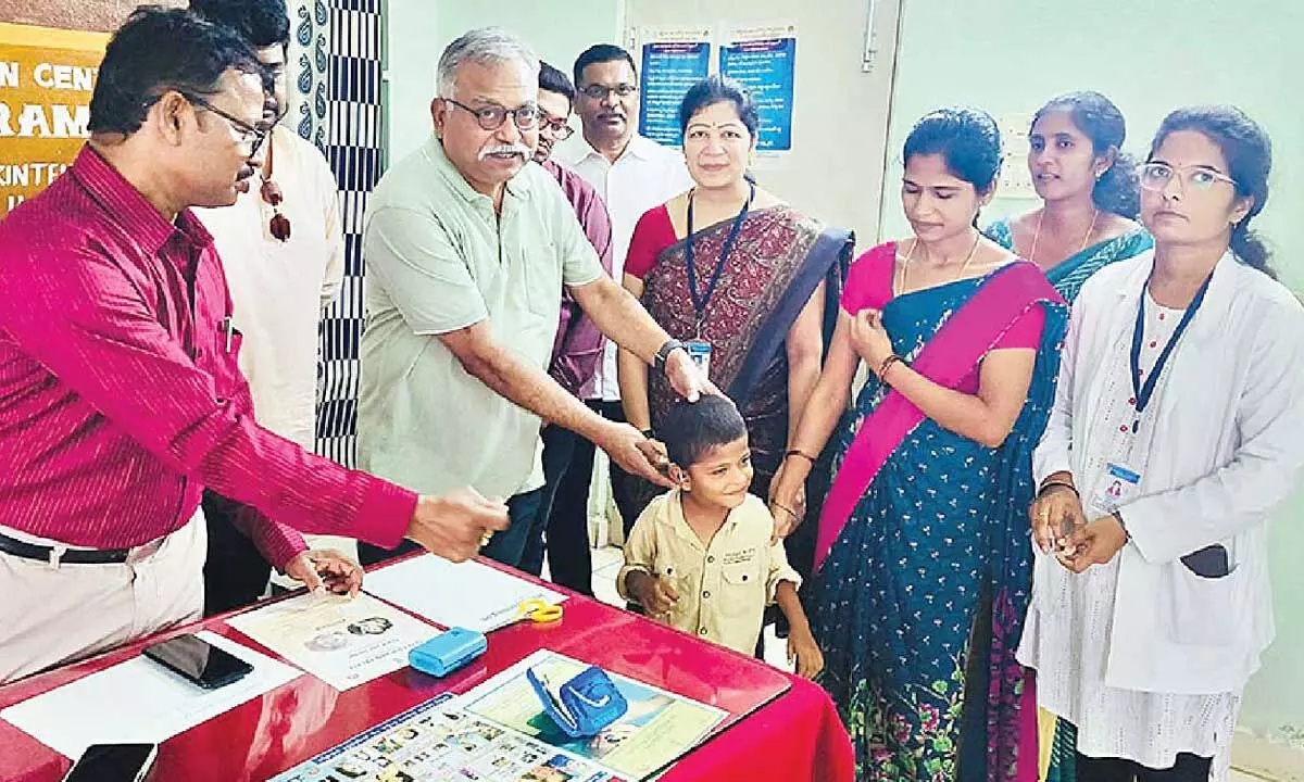 AD visits DEIC, reviews child healthcare services under RBSK