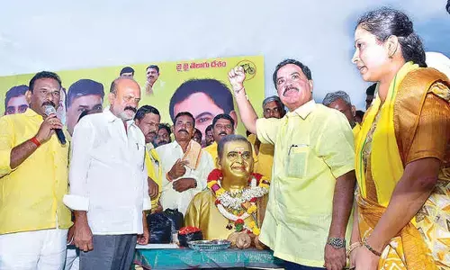 TDP followers despite rains, join Mini Mahanadu