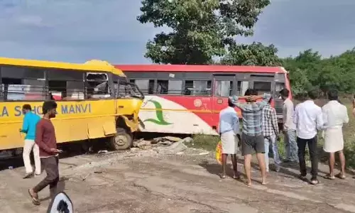 Over 35 injured as two KSRTC buses collide head-on