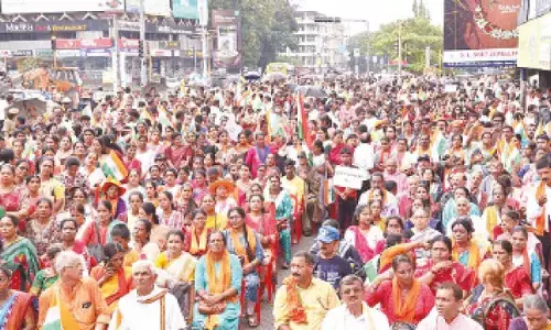 Sindoor Vijayotsava celebrated amidst rain