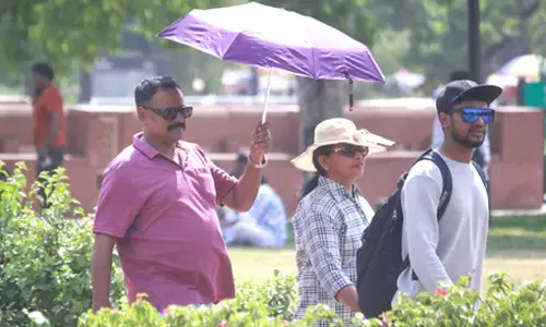 Scorching heat, high humidity in Delhi; IMD predicts light rain