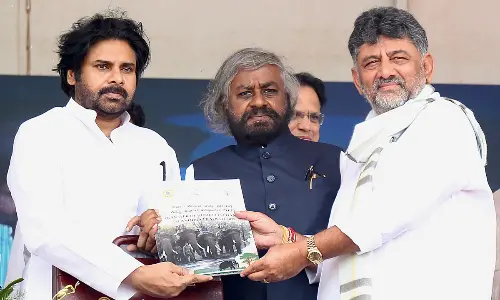 Schedule a meeting with CM Chandrababu Naidu to discuss Tungabhadra: DCM DK Shivakumar requests Andhra DCM Pawan Kalyan